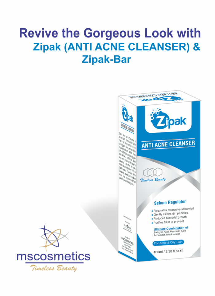 Zip.ak anti acne cleanser mini litr