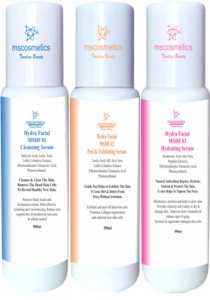 MS hydra facial serum set