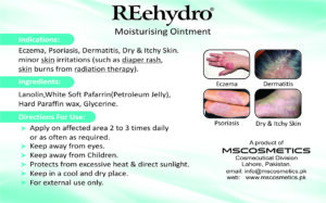 reehydro moisturizer ointment mini litre