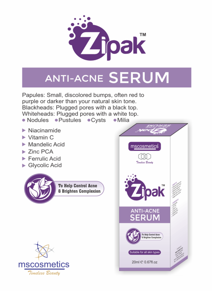 zip-ak anti acne serum 20ml mini details