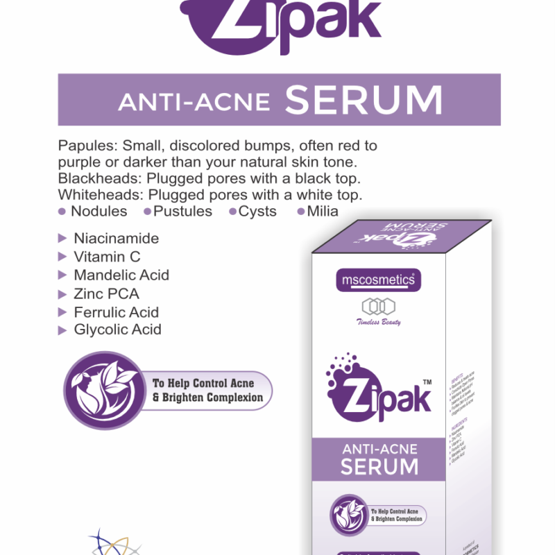 zip-ak anti acne serum 20ml mini details