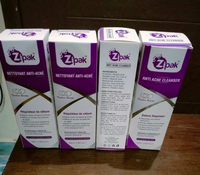 Best Anti Acne Cleanser is Zip.ak Cleanser