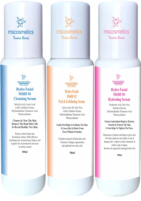 MS hydra facial serum set