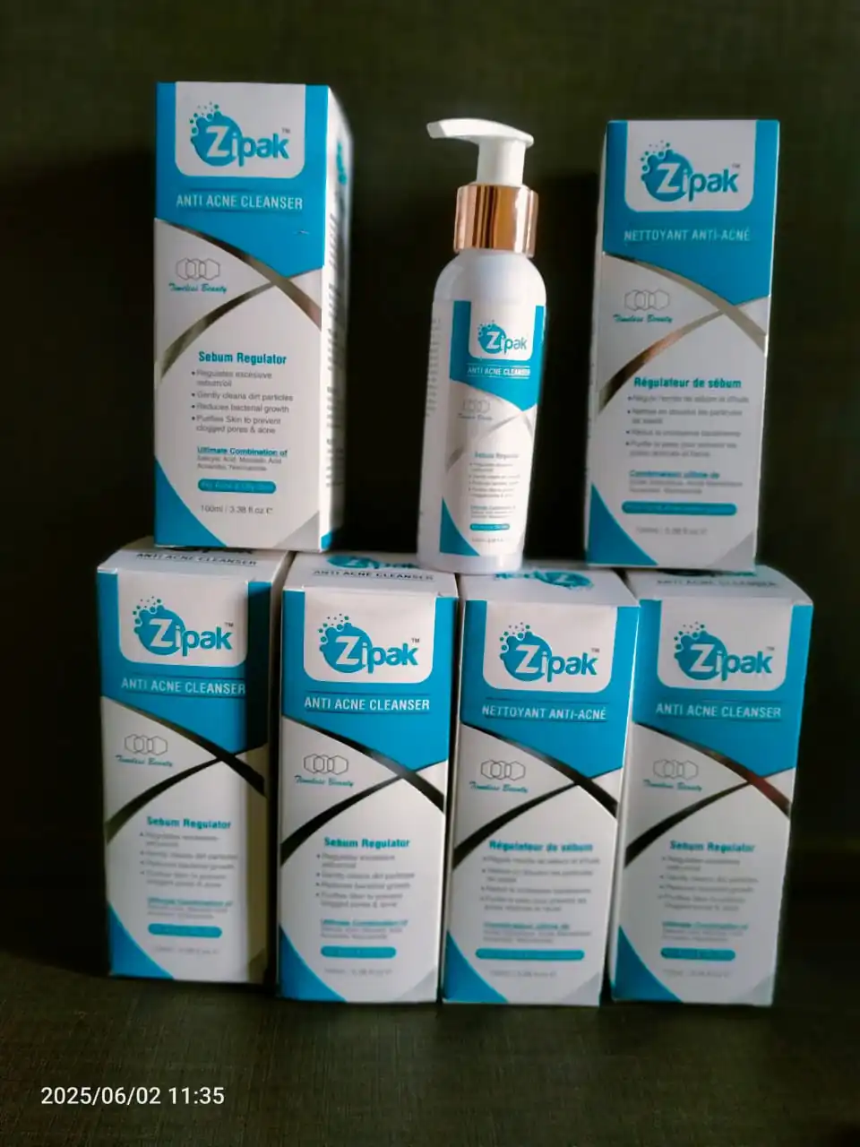 zip.ak cleanser new packing